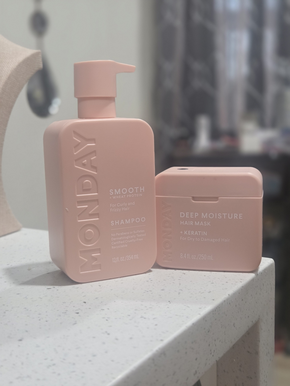 MONDAY Smooth Shampoo & Deep Moisture Hair Mask —